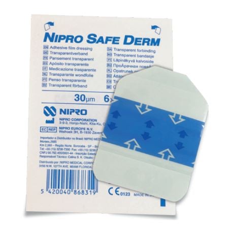 Safe Derm - Transparent Dressing - Waterproof - Hypoallergenic - PVC & Latex-free - Nipro - Omninela Medical