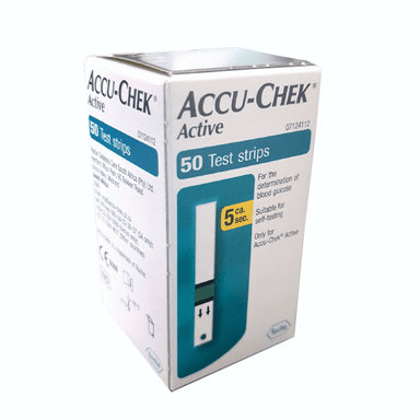 Accu-Chek Active Glucose Strips 50 Pack - Omninela Medical