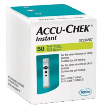 Accu-Chek Instant Glucose Strips 50 Pack - Omninela Medical