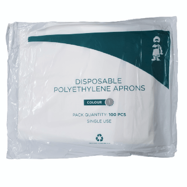 Disposable Polyethylene Clear Apron - Omninela Medical