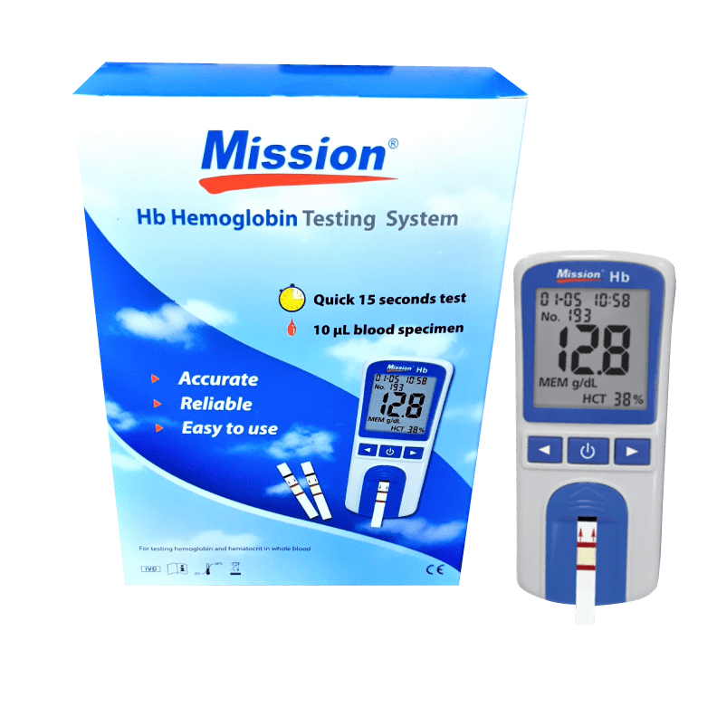 Mission® Hb Hemoglobin Testing System - Omninela Medical