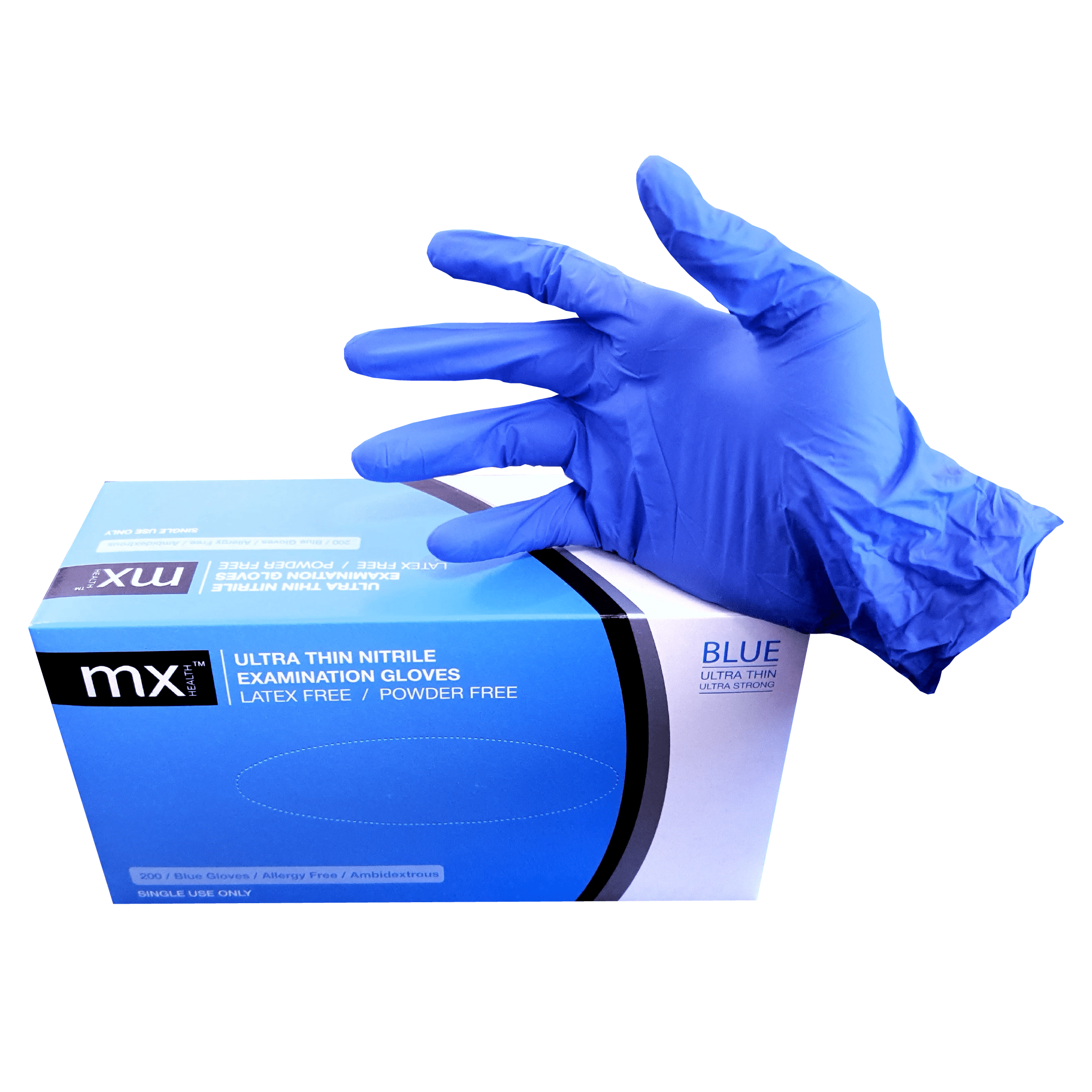 Nitrile exam shop gloves powder free