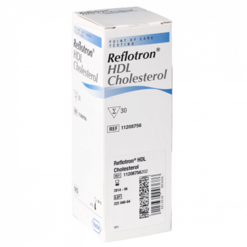 Reflotron Cholesterol Test Strips - 30 Pack - Omninela Medical