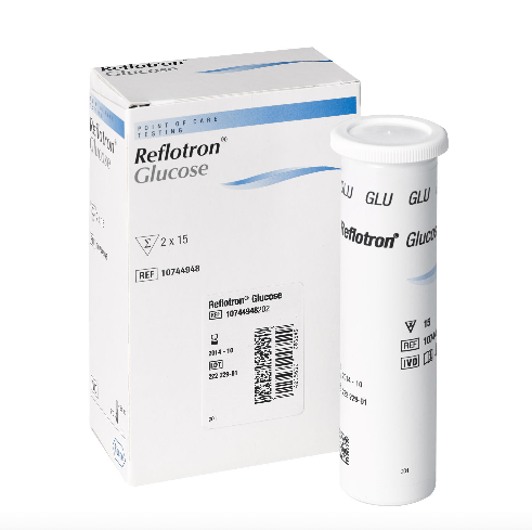 Reflotron Glucose Test Strips - 30 Pack - Omninela Medical