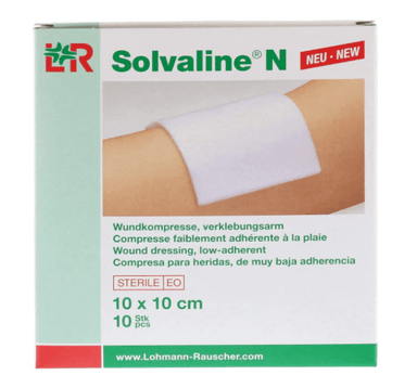 Solvaline N - Low Adherent Dressing - 10 Pack - Omninela Medical