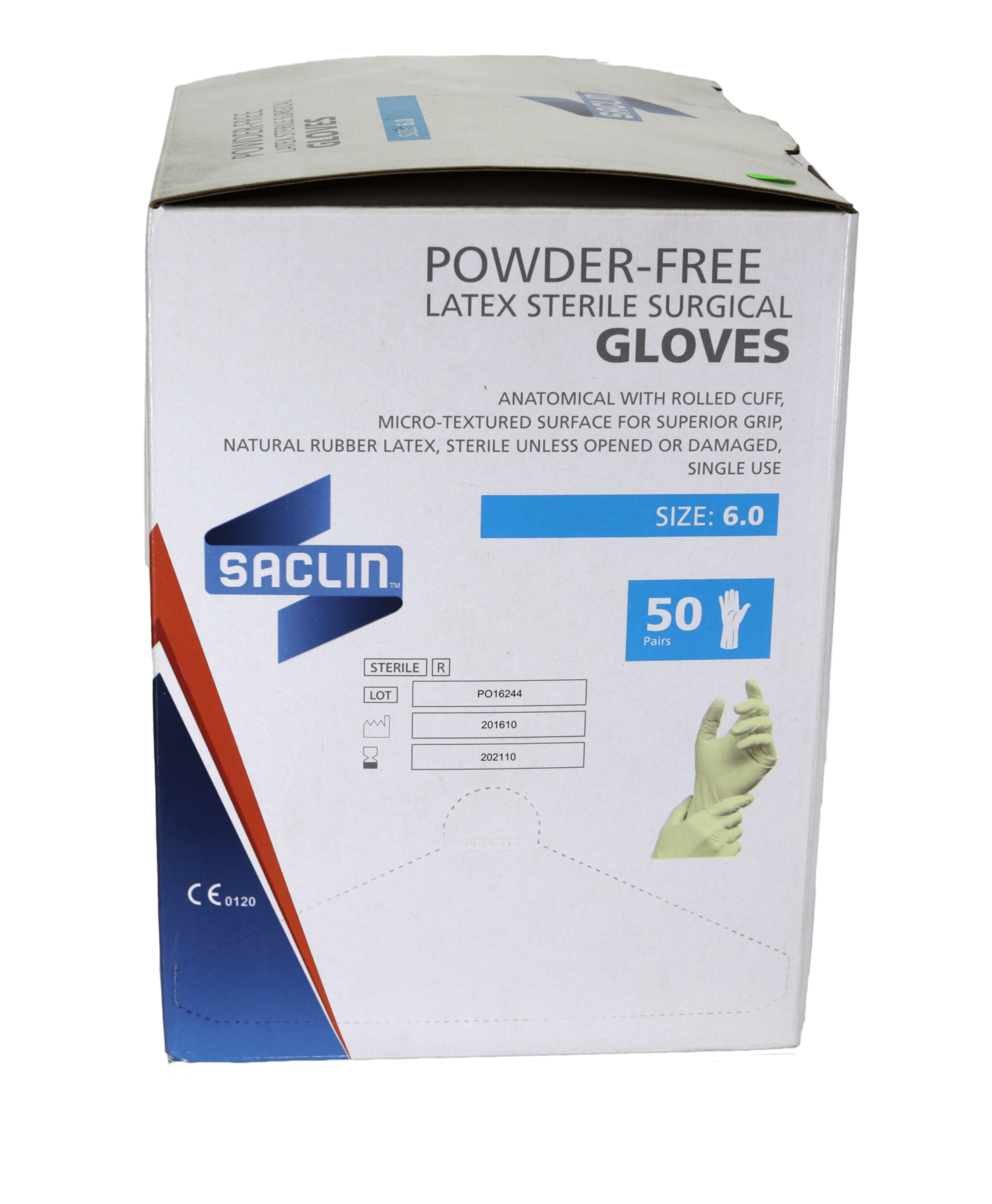 Surgical Gloves - Latex - Powder Free - Saclin - Omninela Medical